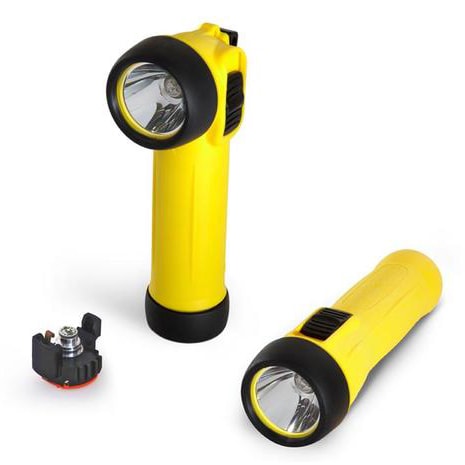 Safety ATEX torch with LED